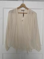 100% zijden blouse van Repeat, Kleding | Dames, Blouses en Tunieken, Verzenden, Wit, Zo goed als nieuw, Maat 38/40 (M)