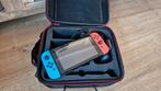 Nintendo Switch v2  met Joy-Cons en dock met doos en koffer, Spelcomputers en Games, Spelcomputers | Nintendo Switch, Ophalen of Verzenden