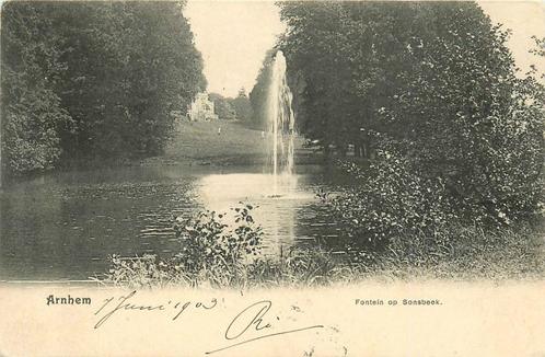 (387-197-045) Arnhem Fontein op Sonsbeek, Verzamelen, Ansichtkaarten | Nederland, Gelderland, Verzenden