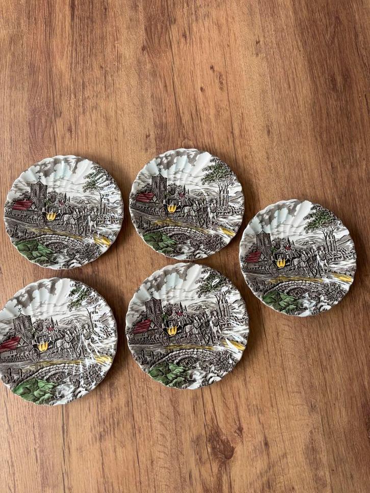 Myott Royal Mail Borden - Set van 5, Antiek en Kunst, Antiek | Keramiek en Aardewerk, Ophalen of Verzenden