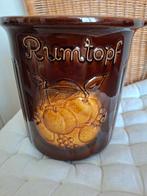Vintage Rumtoff, bruin met oker kleurig, Ophalen of Verzenden, Gebruikt, Overige materialen, Overige typen