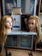 Oefenhoofden (2 nieuw en 2 gebruikt), kappersspullen, Sieraden, Tassen en Uiterlijk, Ophalen, Nieuw