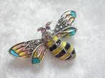 Mooie Kleine Zilveren Tiffany Broche - Bij, Verzenden, Zilver, Broche