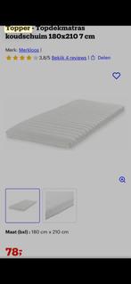 Topper 180x210, Ophalen, 210 cm, Tweepersoons, Zo goed als nieuw