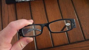 Leesbril (zwart) +3 - zgan beschikbaar voor biedingen