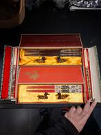 4 Sets Chopsticks - Ongebruikt, Ophalen of Verzenden, Nieuw, Rvs of Chroom