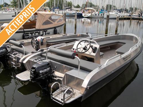 V Bruggen Aluminium 570 | 15 pk Suzuki | Vaarklaar! EX DEMO, Watersport en Boten, Sloepen, Nieuw, 10 tot 30 pk, 3 tot 6 meter
