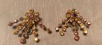 oranje oude clips, Sieraden, Tassen en Uiterlijk, Antieke sieraden, Ophalen of Verzenden, Overige materialen, Oorbellen