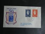 Voorloper FDC  regeringsjubileum NVPH 504-505, Ophalen of Verzenden, Brief