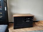 Landelijk zwart tv meubel, Minder dan 100 cm, Gebruikt, 50 tot 75 cm, Ophalen