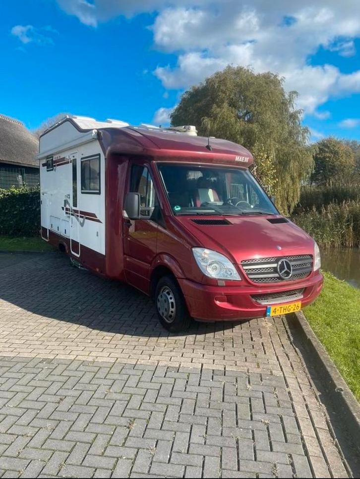 Luxe Mercedes Camper, Alles Electra, Queensbed, APK 2026!, Caravans en Kamperen, Campers, Bedrijf, tot en met 2, Integraal, Mercedes-Benz