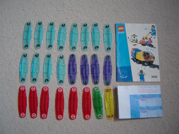 24 codestenen voor de duplo intelli trein, Kinderen en Baby's, Speelgoed | Duplo en Lego, Gebruikt, Duplo, Complete set, Ophalen of Verzenden