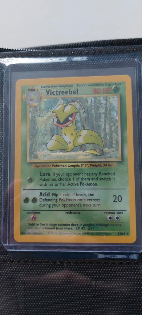 Pokemon Jungle Error Holo Victreebel, Hobby en Vrije tijd, Verzamelkaartspellen | Pokémon, Zo goed als nieuw, Ophalen of Verzenden