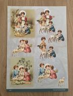 3D knipvel kerst kinderen schapen, Hobby en Vrije tijd, Kaarten | Zelf maken, Ophalen, Nieuw, Kerst, Knipvel