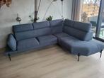 Hoekbank Goossens - Grijs/Blauw Bouclé  ophalen voor €650,-, Ophalen of Verzenden, Gebruikt, Stof, Modern