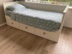 Bedbank Hemnes Ikea, Huis en Inrichting, Slaapkamer | Bedden, Ophalen, Eenpersoons, Wit, 80 cm