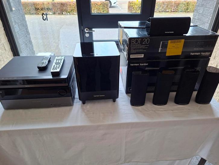 Harman Kardon home cinema systeem met blue Ray disc speler, Audio, Tv en Foto, Home Cinema-sets, Zo goed als nieuw, Blu-ray-speler
