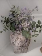 Prachtige decoratieve vaas met kunstbloemen, Ophalen of Verzenden, Zo goed als nieuw, Overige kleuren, Minder dan 50 cm