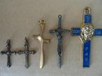 Kruis kruisje kruisbeeld medaillon hanger 19 euro per stuk, Ophalen of Verzenden, Gebruikt, Sieraad, Christendom | Katholiek