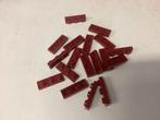 Lego plaat 1x3 donker rood, Ophalen of Verzenden, Gebruikt, Losse stenen, Lego