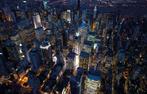 Ikea poster New York night, Ophalen, Gebruikt