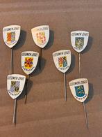 Leeuwen-Zegel Provincie Speldjes - Set van 7, Verzamelen, Speldjes, Pins en Buttons, Ophalen of Verzenden, Gebruikt, Stad of Land