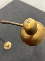 Vintage messing leeslamp ,verstelbaar design uit de jaren 60, Huis en Inrichting, Lampen | Vloerlampen, Ophalen of Verzenden, D