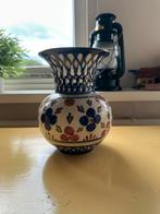 Antieke Goudsbloemen Vaas Gouda, Ophalen of Verzenden
