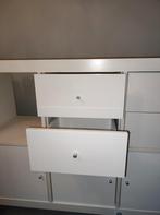 4x Lade Expedit/Kallax Hoogglans Gebroken Wit, Ophalen, Gebruikt