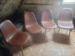 4 cognackleurige eetkamerstoelen, Huis en Inrichting, Ophalen, Zo goed als nieuw, Overige materialen, Vier