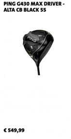 PING G430 MAX PREMIUM TOUR DRIVER  ( NIEUW ), Sport en Fitness, Ophalen, Nieuw, Club, Ping