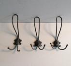3 Baardmans Kapstokhaken - IJzer, Gebruikt, Wandhaken, Ophalen of Verzenden, Minder dan 100 cm