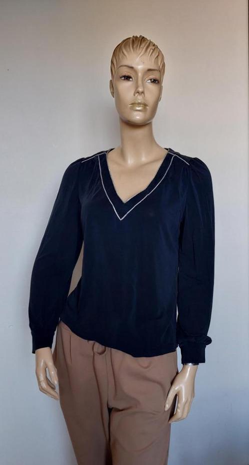 Morgan Top/Trui maat L, Kleding | Dames, Truien en Vesten, Gedragen, Maat 42/44 (L), Blauw, Verzenden