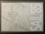 Sail '85 Postzegelmapje PTT Post, Ophalen of Verzenden, Na 1940, Gestempeld