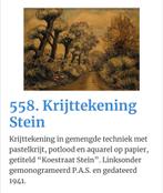 Krijttekening Stein Limburg, Ophalen of Verzenden