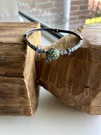 Armband met een kleine bedel en strass, Ophalen of Verzenden, Nieuw, Zilver, Met strass