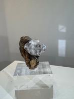 Herkimer Diamant Kwarts op Matrix, Ophalen of Verzenden, Mineraal