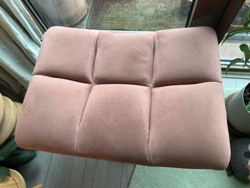 Dutchbone Bar Hocker Roze - Poef/voetenbank beschikbaar voor biedingen