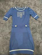 Elisabetta Franchi Jurk - Maat S, Ophalen, Zo goed als nieuw, Blauw, Boven de knie