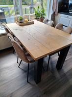 Eettafel, Huis en Inrichting, Tafels | Eettafels, Ophalen, Eikenhout, 200 cm of meer, 50 tot 100 cm