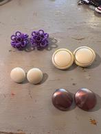 Retro vintage oorclips oorbellen clips boho kleur goudkleur, Sieraden, Tassen en Uiterlijk, Oorbellen, Ophalen of Verzenden, Zo goed als nieuw