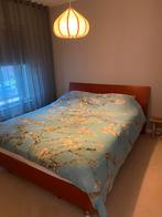 Kersenhouten ledikant 160x200, Huis en Inrichting, Slaapkamer | Bedden, Ophalen, Gebruikt, Overige kleuren, Tweepersoons