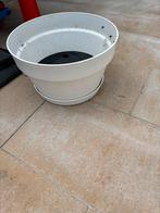 Elho plantenschaal wit, Tuin en Terras, Bloempotten, Kunststof, Rond, Ophalen of Verzenden, Zo goed als nieuw