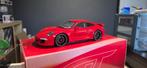Porsche 911 (991) Carrera S rood 1/18 Gt-Spirit, Hobby en Vrije tijd, Modelauto's | 1:18, Ophalen of Verzenden, Zo goed als nieuw