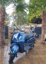 Btc retro scooter blauw kenteken., Fietsen en Brommers, Ophalen