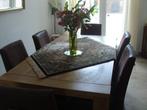 Eet tafel met  6  stoelen, Huis en Inrichting, Tafels | Eettafels, Ophalen, Gebruikt, Klassiek, Eikenhout