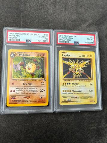 Pokemon graded kaarten  beschikbaar voor biedingen