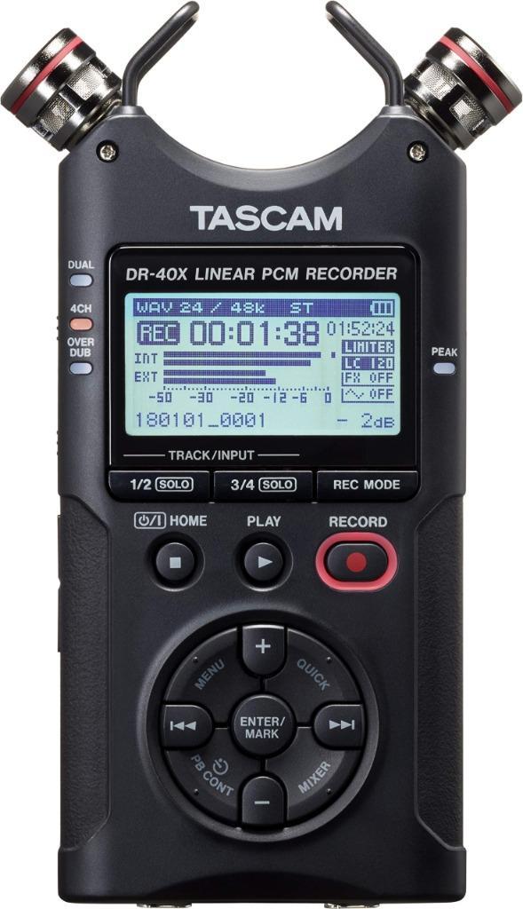 Tascam dr 40x recorder, Audio, Tv en Foto, Professionele Audio-, Tv- en Video-apparatuur, Zo goed als nieuw, Audio, Ophalen