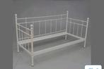 Ikea bed met elektr. verstelb lattenbodem en Ubica matras, Ophalen, 90 cm, Eenpersoons, Wit