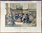 Een gezelschap op het Muiderslot / J. Mesker, Antiek en Kunst, Ophalen, Geschiedenis